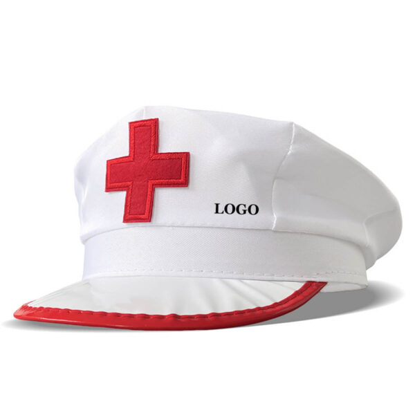 GA1281---Cosplay Nurse Bonnet Hat - Image 2