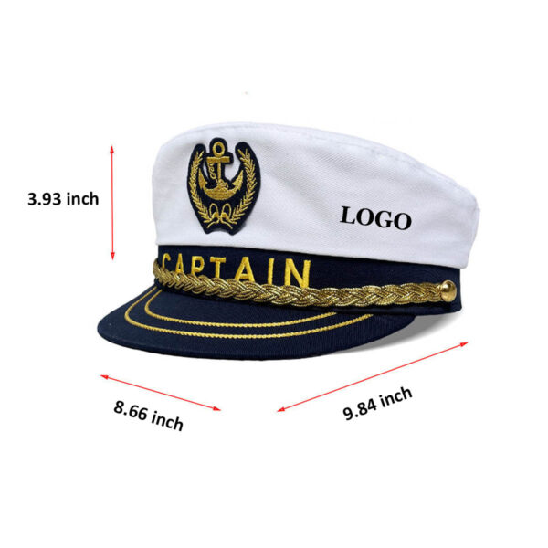 GA1367---Yacht Captain Hat Sailor Cap - Image 2
