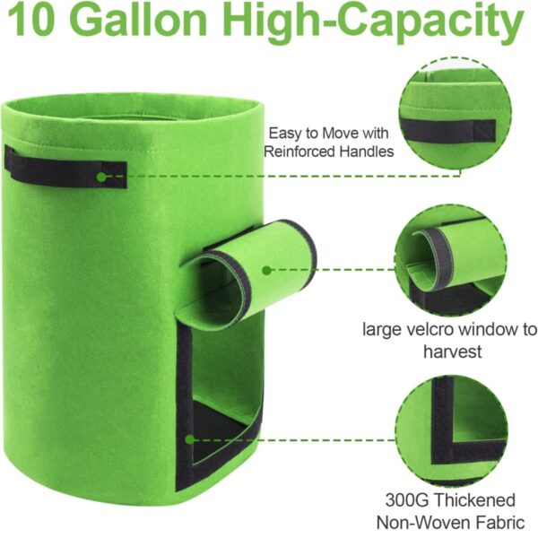 GA6015---10 Gallon Vegetables Grow Bags - Image 2