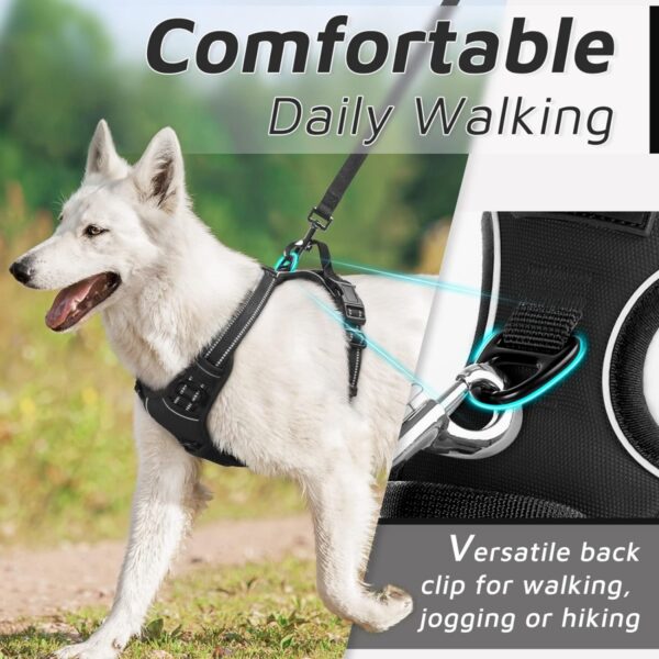 GA6020---No-Pull Pet Dog Harness With 2 Leash Clips - Image 3