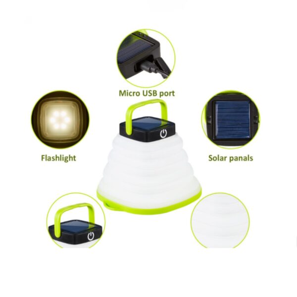 GA6009---Collapsible Solar Camping Lantern - Image 3
