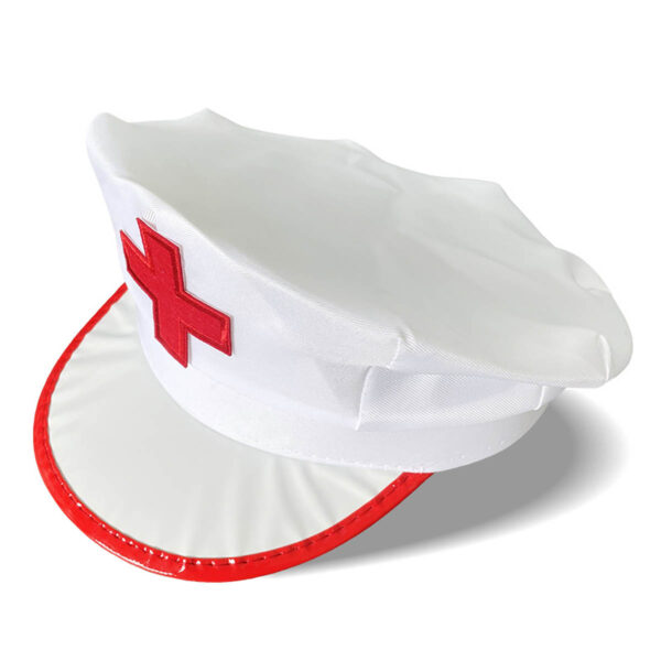 GA1281---Cosplay Nurse Bonnet Hat - Image 3