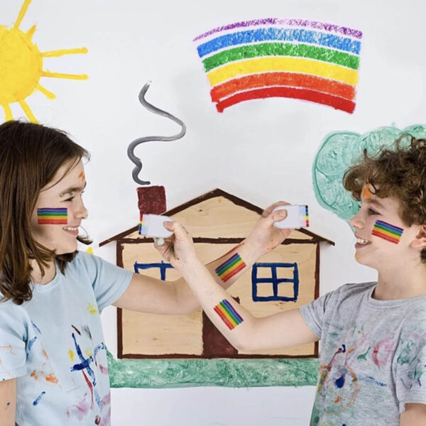 GA1409---Rainbow Pride Flag Face Paint - Image 4