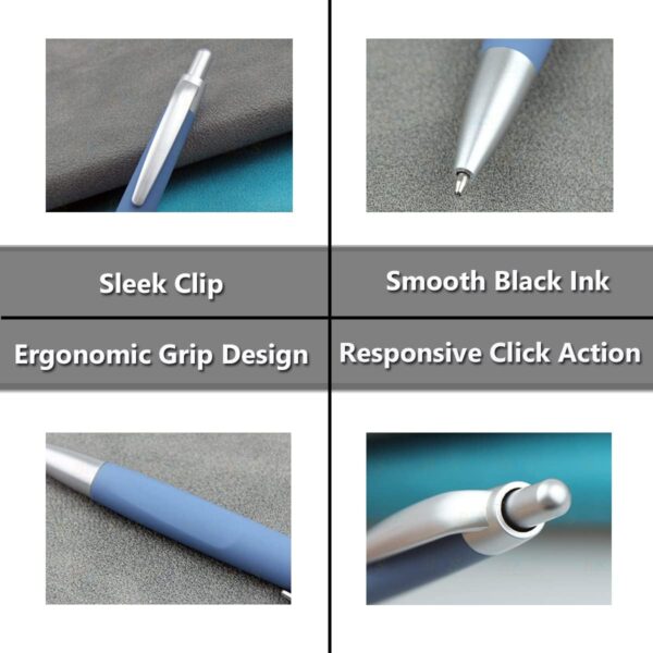 GA6017---Rubberized Finish Ballpoint Pen - Image 3