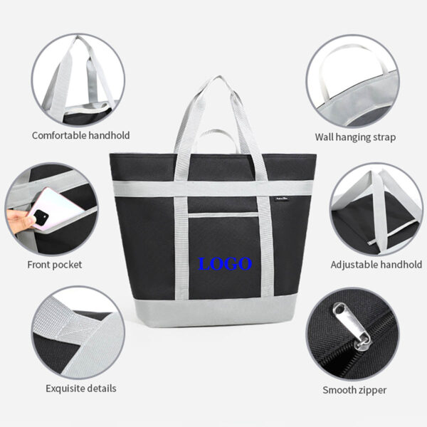 GA1284---Insulated Grocery Bag Cooler Tote - Image 4