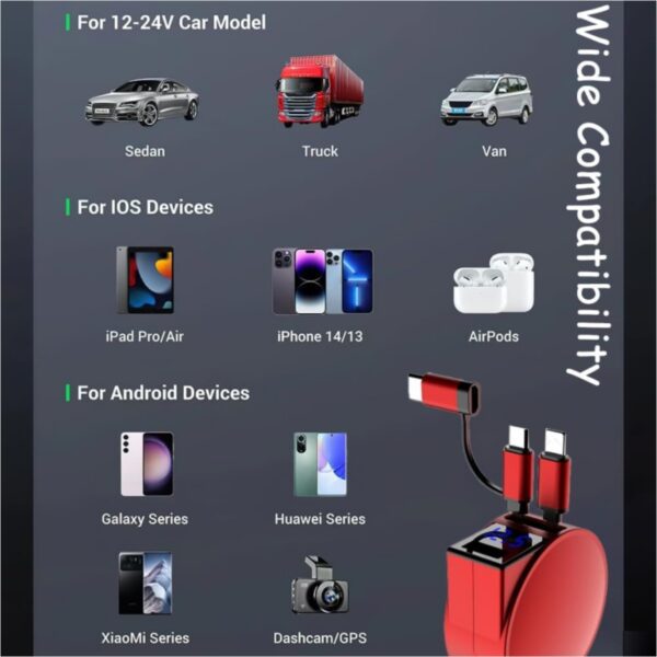 GA6014---Car Charger Retractable - Image 5