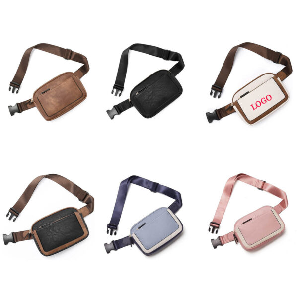 GA1441---Leather Crossbody Fanny Pack - Image 5