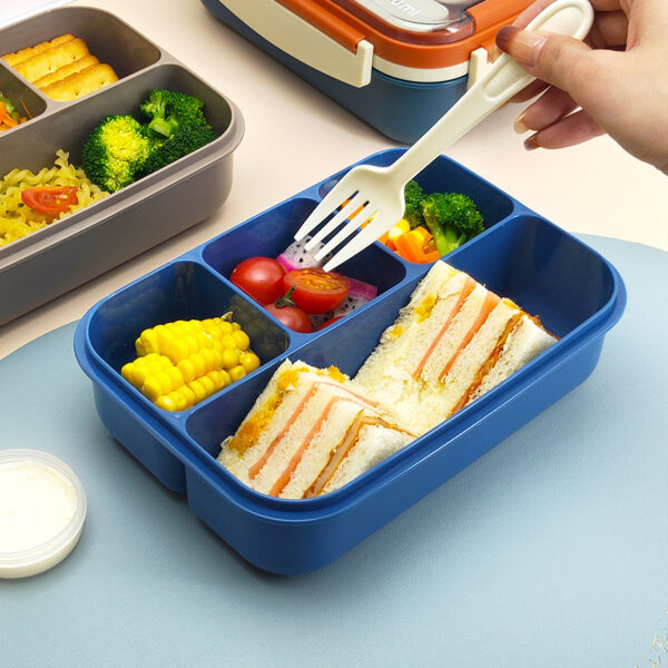 GA1340---Plastic Lunch Bento Box - Image 4