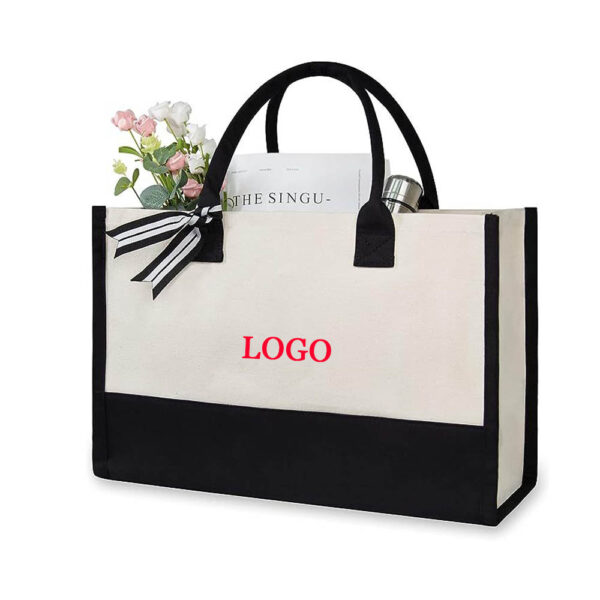 GA1559---White Canvas Tote Bag