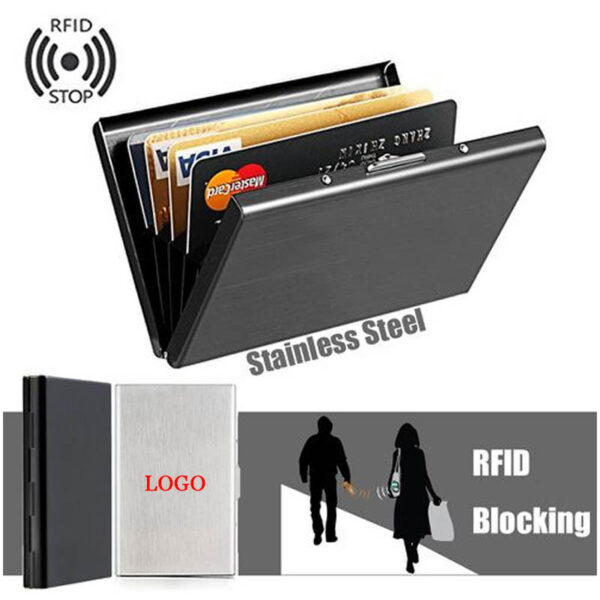 GA1484---Stainless Steel Credit Card Wallet