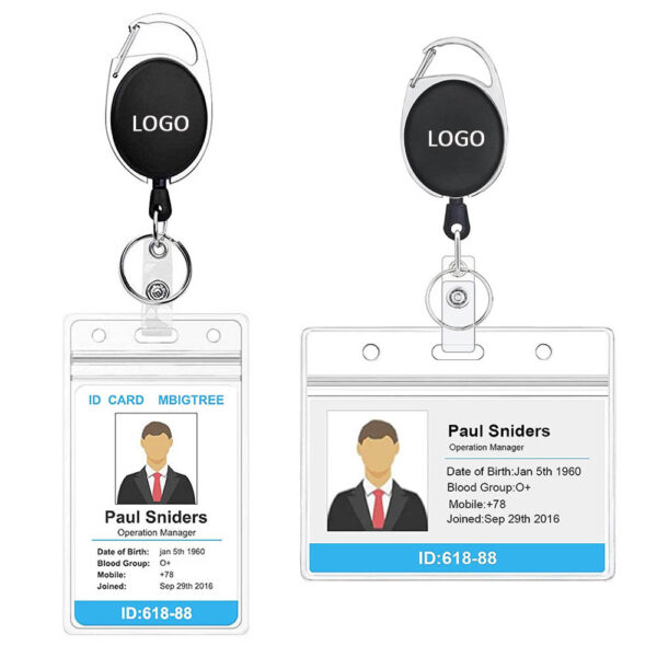 GA1494---ID Badge Holder With Clip