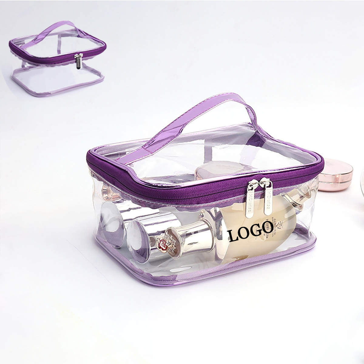 GA1449---Clear Makeup Case Toiletry Bag