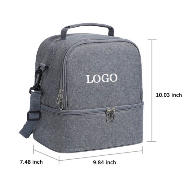 GA1481---Double Layer Cooler Lunch Bag - Image 2