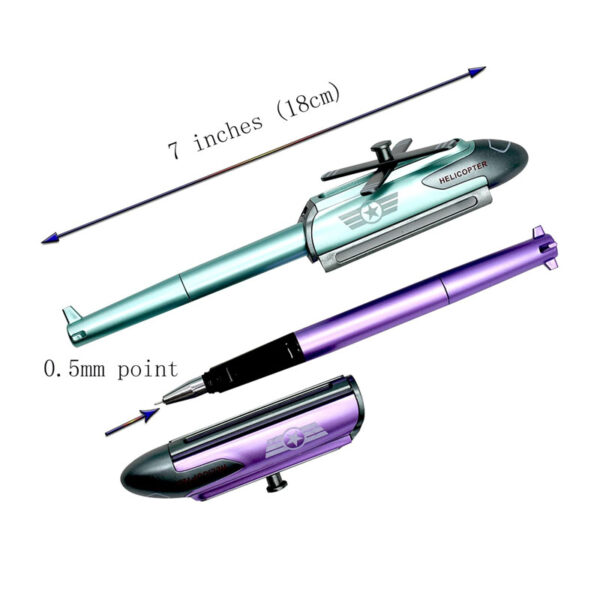 GA1513---Novelty Helicopter Pens 0.5mm - Image 2