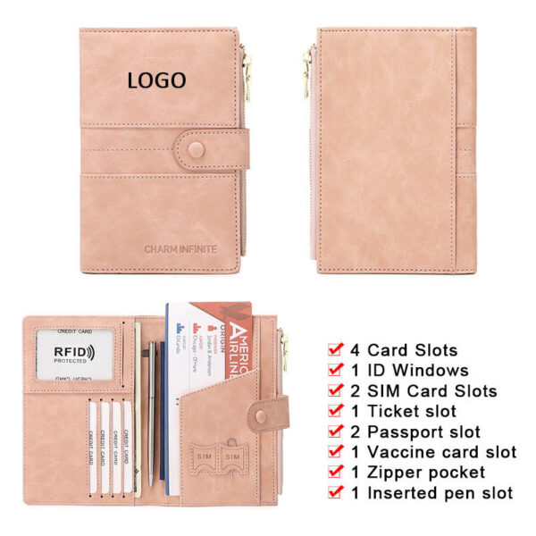 GA1479---Passport Holder Travel Wallet - Image 3