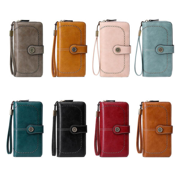 GA1480---RFID Blocking Leather Travel Wallet - Image 3