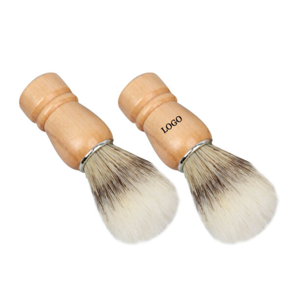 GA1499---Wooden Handle Men's Shaving Brush - Image 3