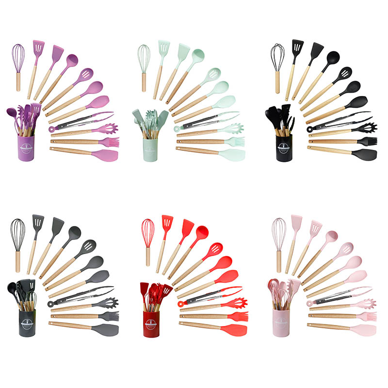 GA1528---12pcs Silicone Cooking Utensil Set - Image 3