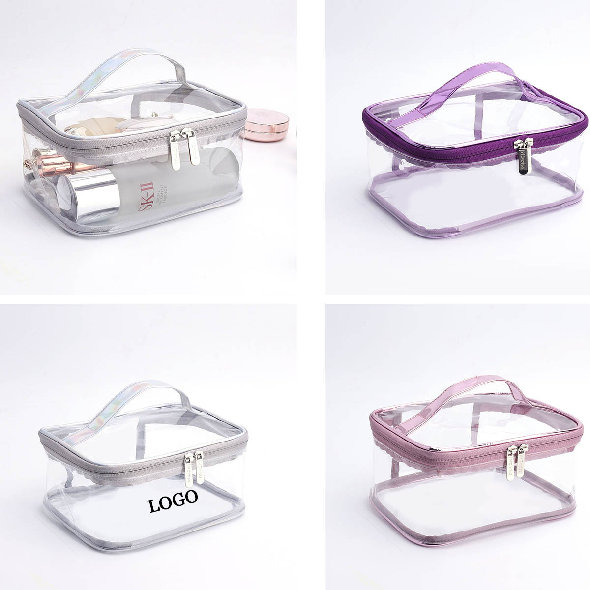 GA1449---Clear Makeup Case Toiletry Bag - Image 3