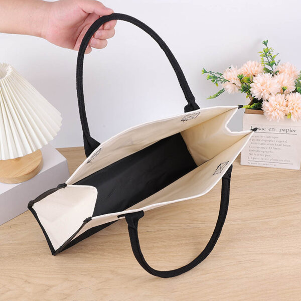 GA1559---White Canvas Tote Bag - Image 4