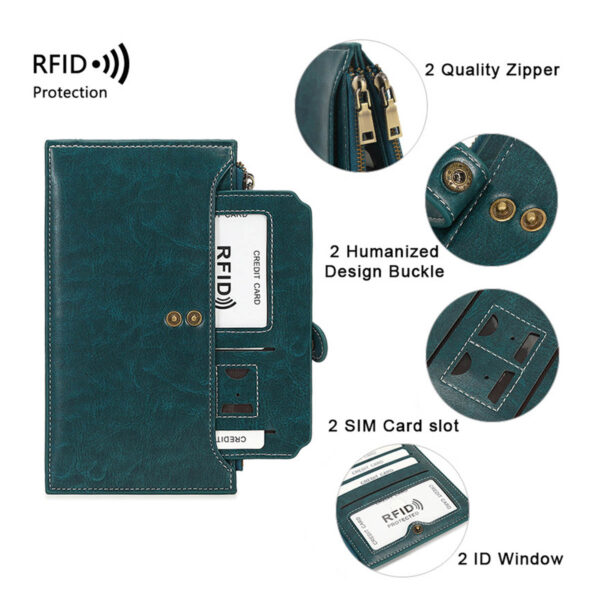 GA1565---RFID Blocking Leather Walllet - Image 4