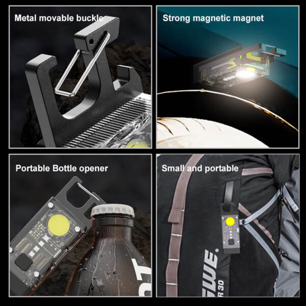 GA1478---Magnetic Solar EDC Flashlight - Image 4