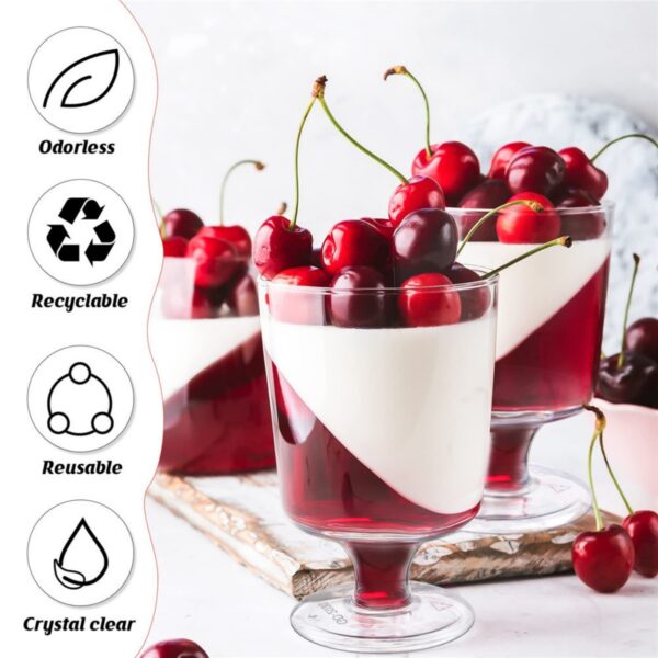 GA6025---Mini Dessert Cups With Spoons - Image 4
