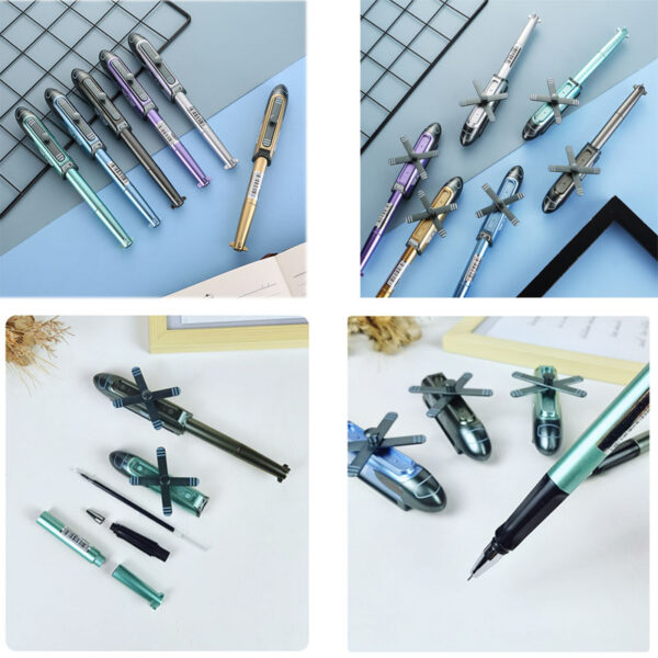 GA1513---Novelty Helicopter Pens 0.5mm - Image 4