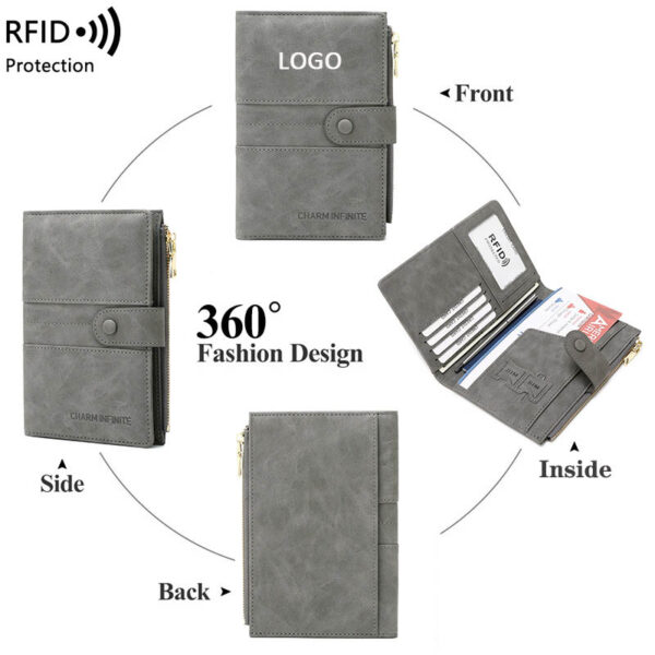 GA1479---Passport Holder Travel Wallet - Image 5