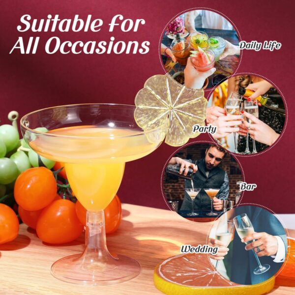 GA6026---5oz Clear Plastic Margarita Glasses - Image 5