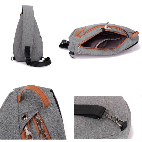 GA1563---Travel Hiking Chest Bag Daypack - Image 5