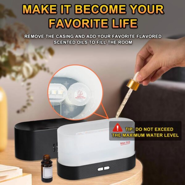 GA6028---Simulation Flame Aroma Diffuser Humidifier - Image 5
