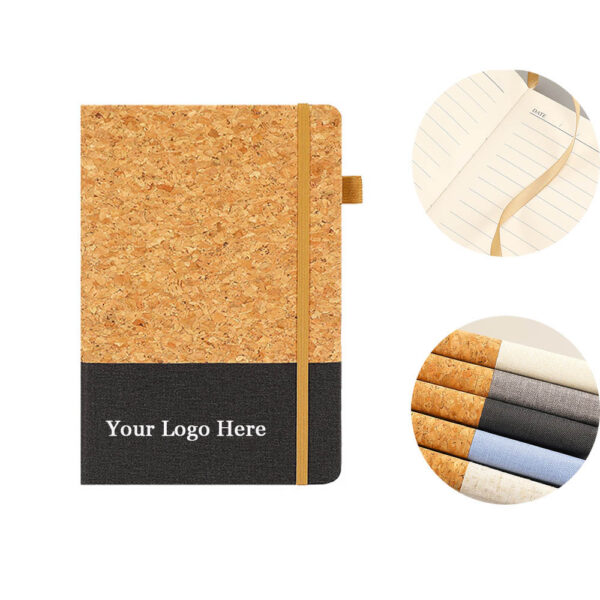 GA1588---A5 Notebook With Cork Leather Cover