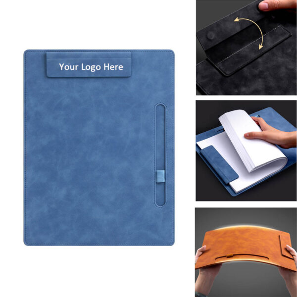 GA1594---Leather Hardboard Office Clipboard