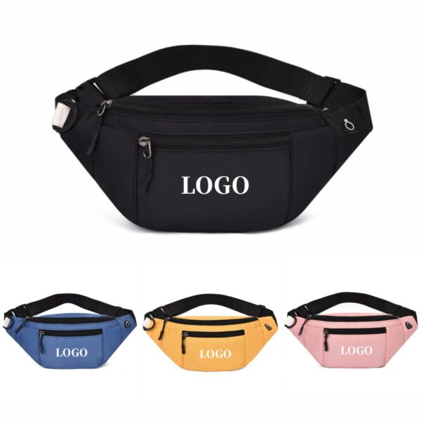 GA1583---Men Women Canvas Fanny Pack