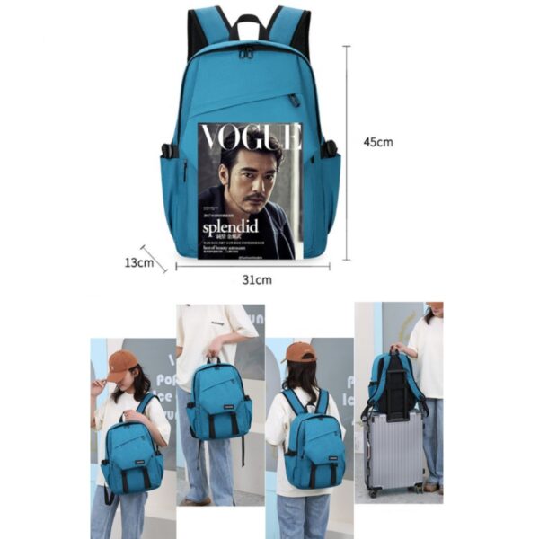 GA1575---College School Book Rucksack Backpack - Image 2