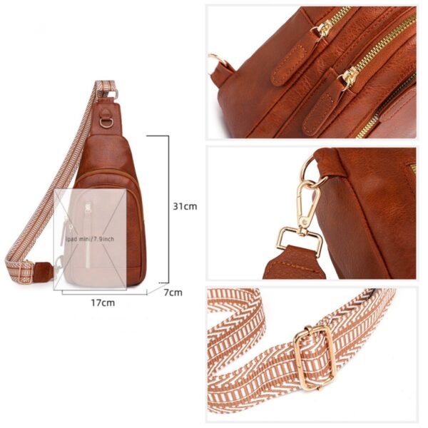 GA1584---Leather Sling Bag For Women - Image 2