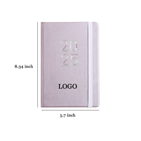 GA1589---2025 Weekly Monthly Planner A5 Notebook - Image 2