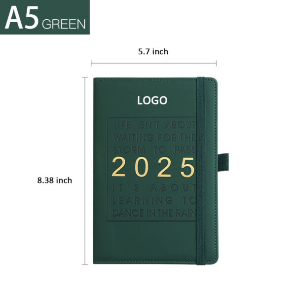 GA1596---A5 Notebook Monthly Planner - Image 2