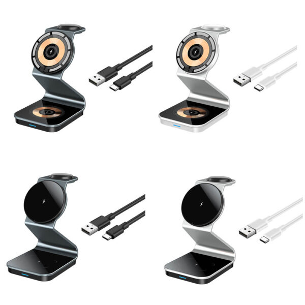 GA1597---3 In 1 Magnetic Wireless Charger Stand - Image 2