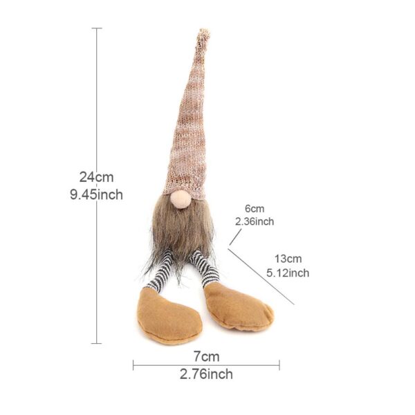 GA1610---Christmas Plush Gnomes Decorations - Image 2