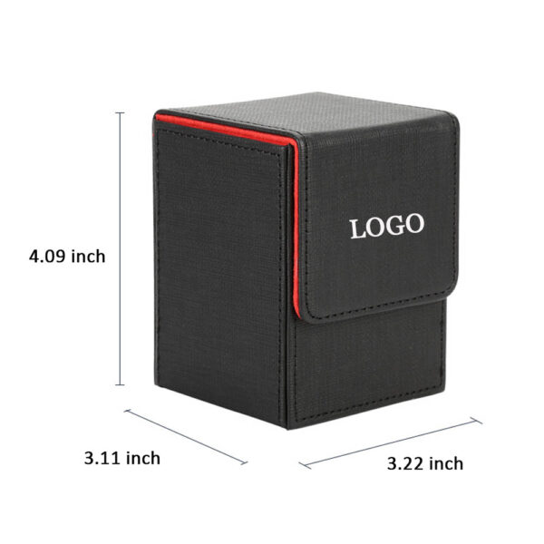 GA1623---Leather Card Deck Box - Image 2