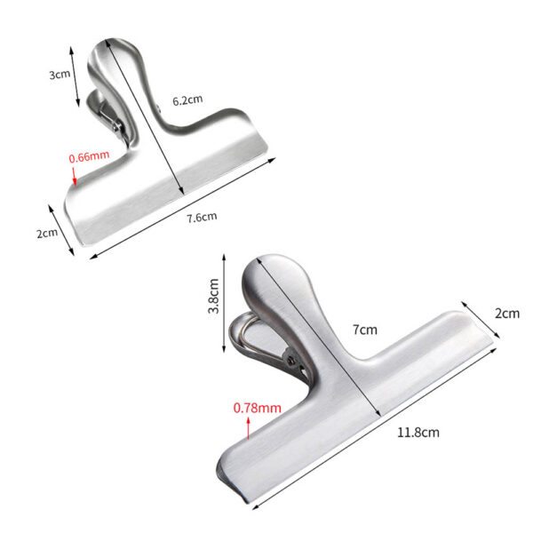 GA1631---Stainless Steel Bag Clip - Image 2