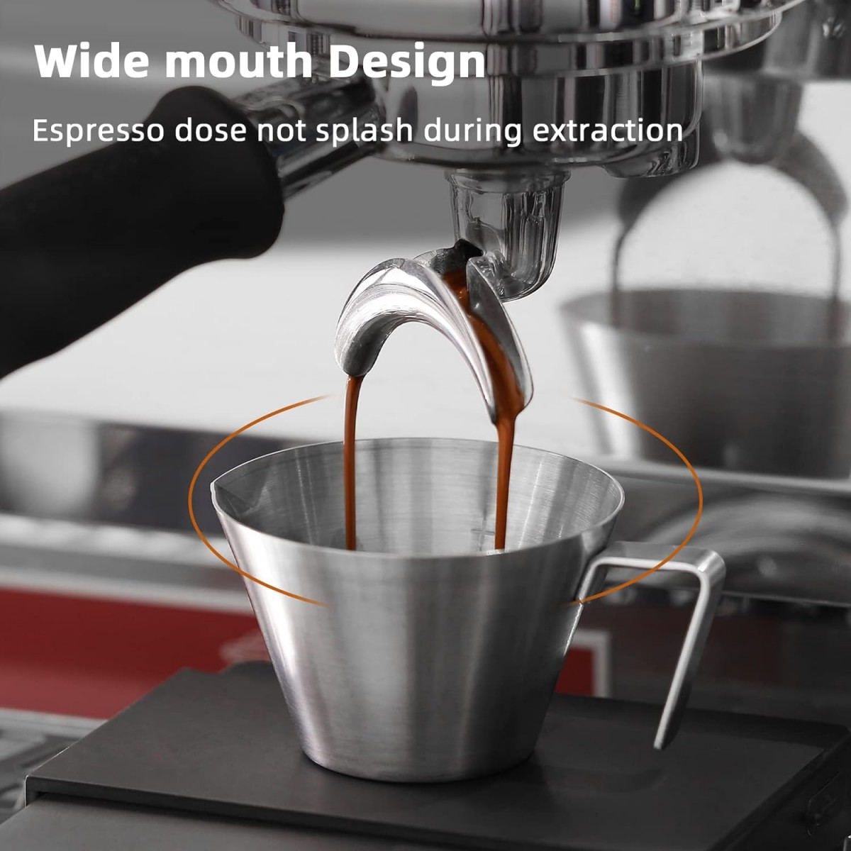 GA1585---Stainless Steel Espresso Measuring Cup - Image 3