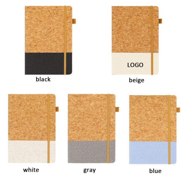 GA1588---A5 Notebook With Cork Leather Cover - Image 3
