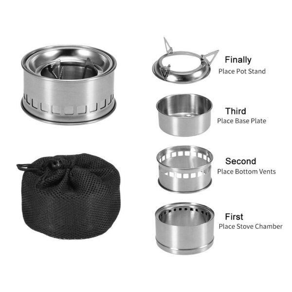 GA1591---Mini Portable Outdoor Camping Stove - Image 3