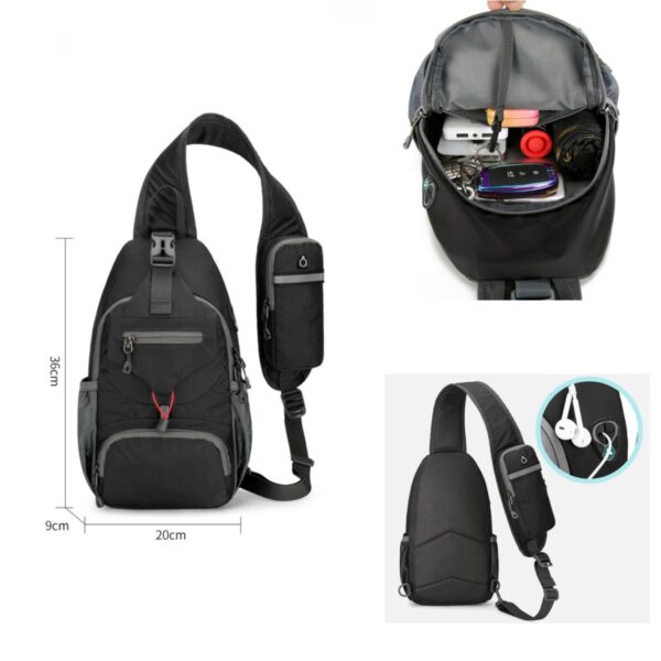 GA1579---Men Women Chest Sling Bag - Image 3