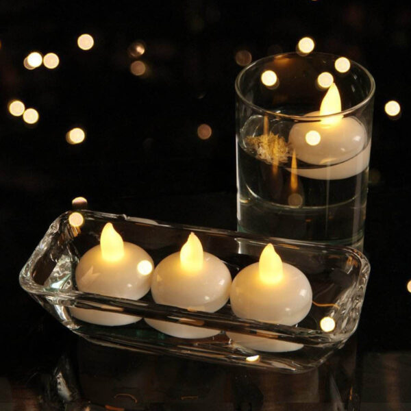 GA1666---Led Flameless Floating Tealight - Image 3