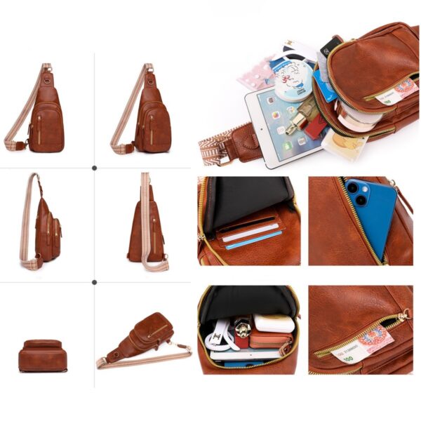 GA1584---Leather Sling Bag For Women - Image 4