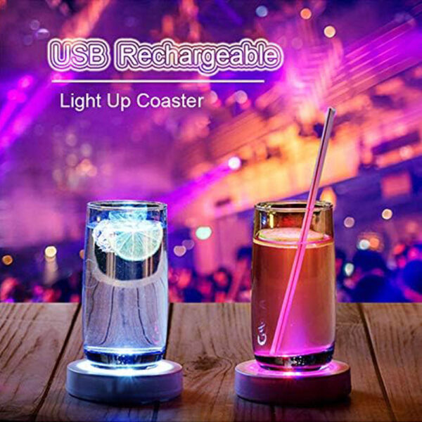 GA1590---Rechargeable LED Light Up Coaster - Image 4